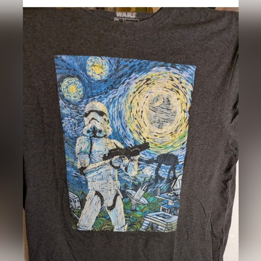 Star Wars XL Tee Shirt Van Gogh Storm Trooper